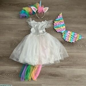 Unicorn Princess Toddler Costume, XS 4T-5T